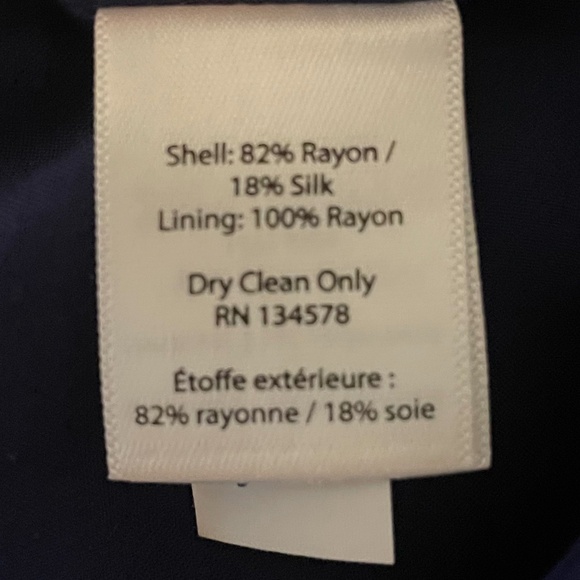 Vineyard Vines Painted Shells Silk Blend Pullover Wrap Knee Length Dress Size 8 - Picture 5 of 7